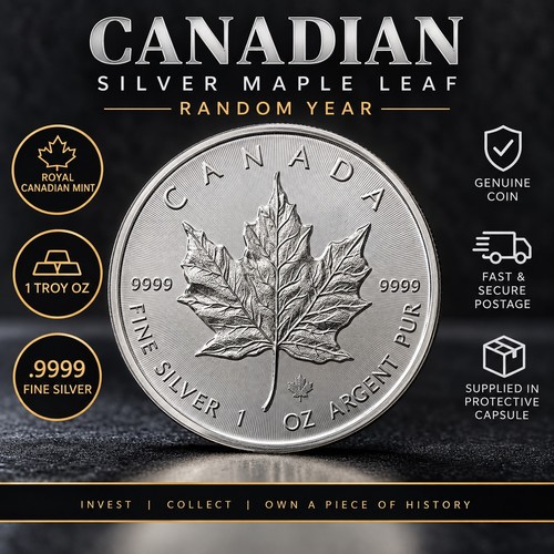 1oz silver maple leaf - silver,