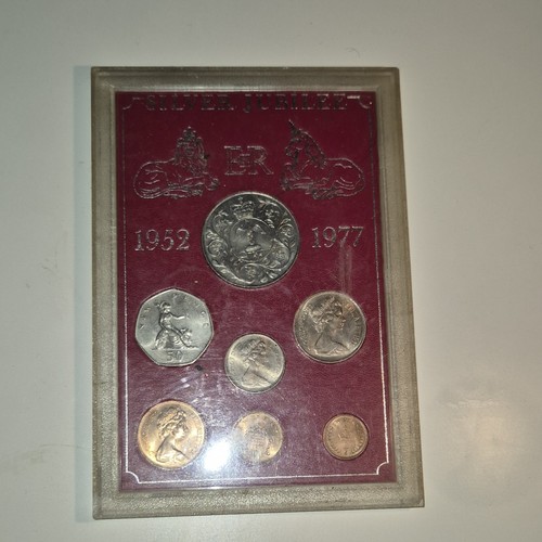 1977 british decimal coin set - 1977,