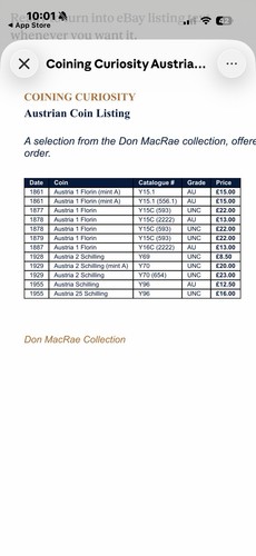 Austrian silver coins mixed - austrian,