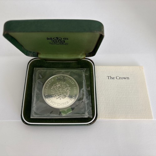 1972 silver wedding - silver, crown