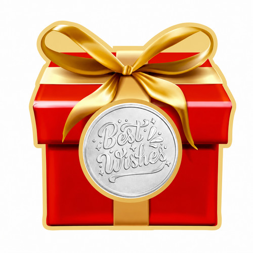 Gift box grams silver coin - grams,