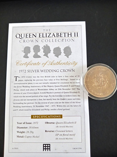 Queen elizabeth 1972 silver - queen,