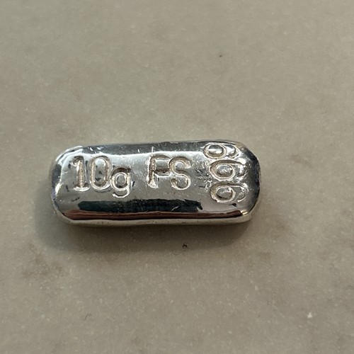 Silver ingot bar 10grams 999 - silver,