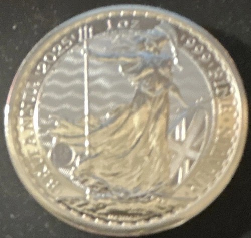 1oz silver britannia 999 - .999, 2025