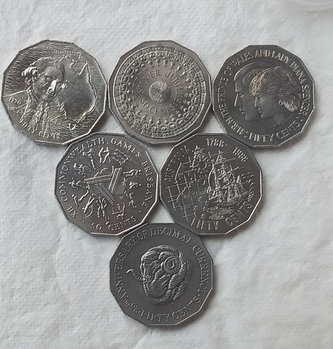Australian cent coin - 50,