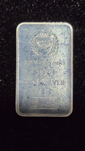 Silver bar germania mint - 1g,