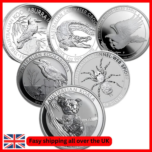 1oz solid silver - uk, coin