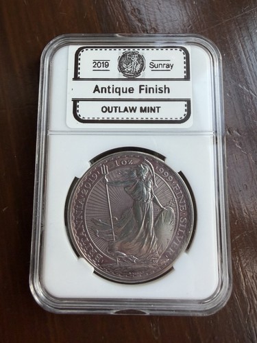2019 antiqued britannia - antiqued, .999