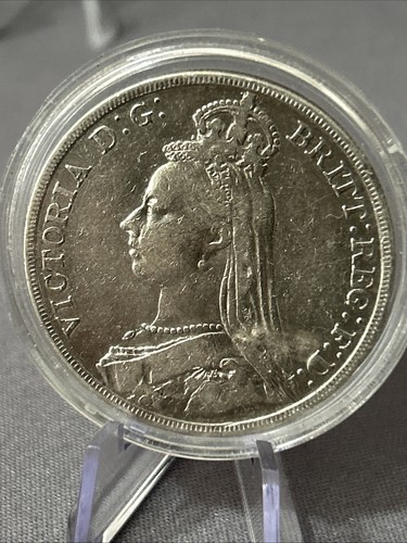 Queen victoria silver crown - victoria,
