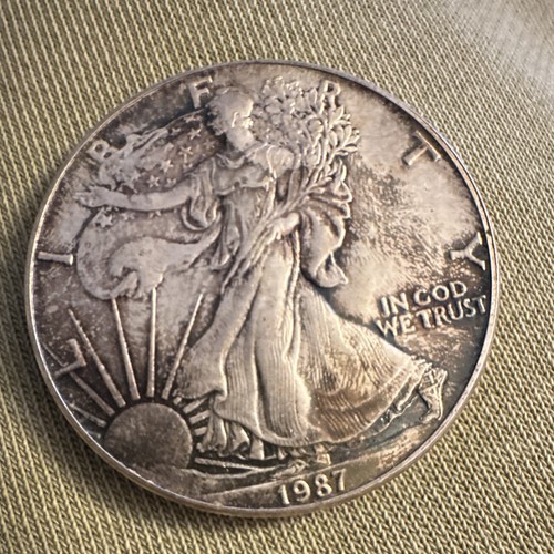 Mint 1987 american silver - 1987,