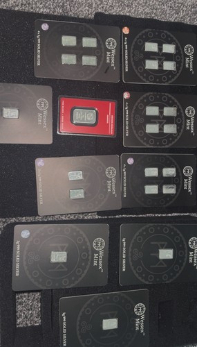Wessex mint silver bars - wessex,