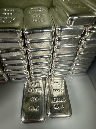 100 gram 999 silver bullion - gram,