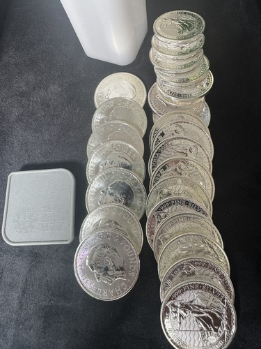 2023 1oz silver britannia king - silver,