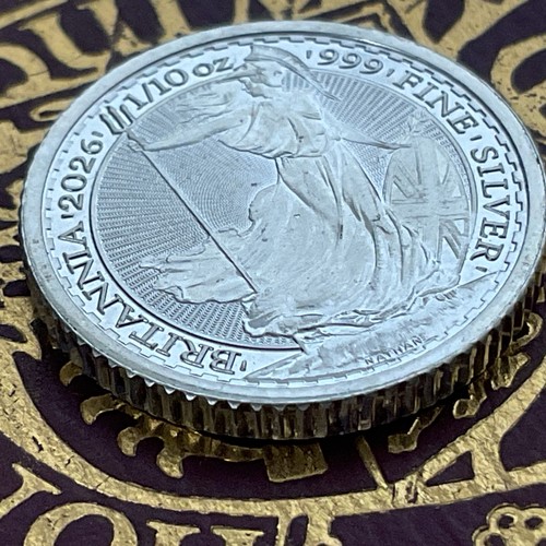 Britannia coin solid - britannia,