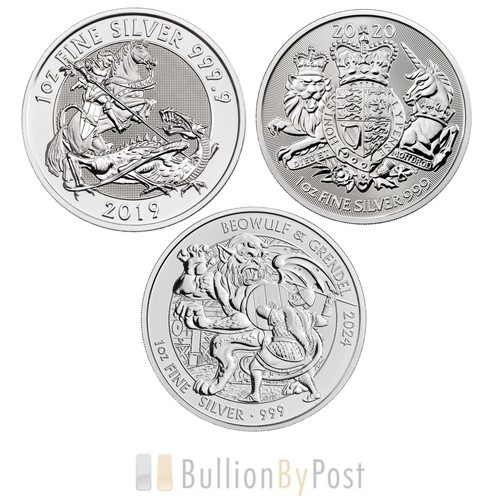 1oz silver british coin - silver, £2