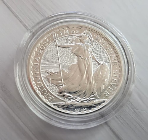 2026 silver britannia - 1/4, oz