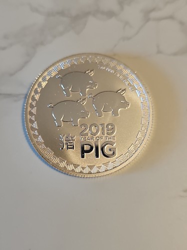 Silver 1oz year - the, pig