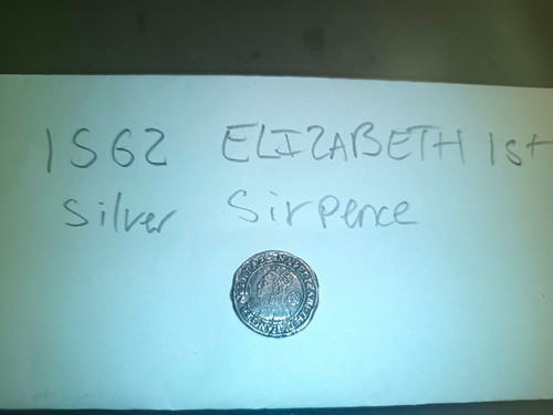 Elizabeth 1562 silver - elizabeth,