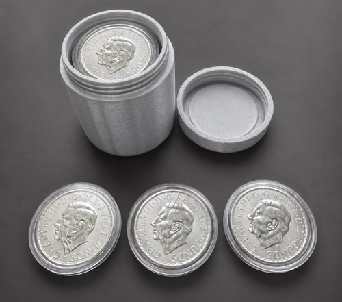 Coin capsule storage tube for - coin,