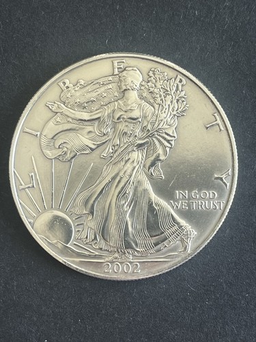 1oz 999 silver 2002 american - 1oz,