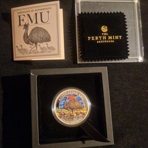 Australian emu coloured 1oz - australian,