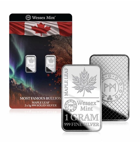Wessex mint maple leaf 1g - leaf, 2