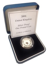 SILVER PROOF £1 ONE POUND