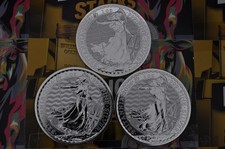2026 1oz Silver Britannia x 3