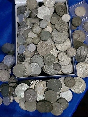 World silver coins - of,