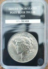 1923 US Silver Peace Dollar