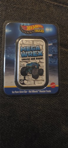 Silver hot wheels - silver, monster