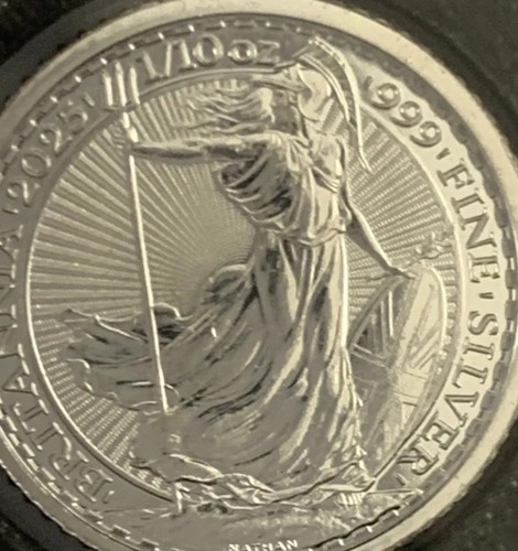 Britannia coin solid - coin, in
