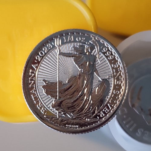 2023 silver britannia oz - 2023, 1/4